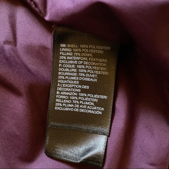 The North Face Women’s Metropolis Parka Coat In Blackberry Wine - Picture 7 of 10